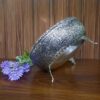 Perzische Decoratieve Zilveren Kom – Vogels & Bloemen Detailwerk