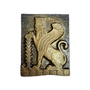 Perzisch Beeldje – Achaemenid Gevleugelde Leeuw Inscriptie Model