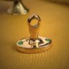 Perzische Moderne Bronzen Stempel met Stempelkussen – Tijdloos Stuk voor het Personaliseren van Briefpapier