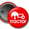 Perzische Pinback Button met Matte Krasbestendige Tractor Sazi FC Ontwerp