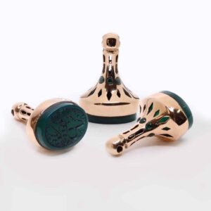 Perzische Stempel Safavi Model – Een Unieke Toevoeging aan Elke Antieke Collectie van Brons