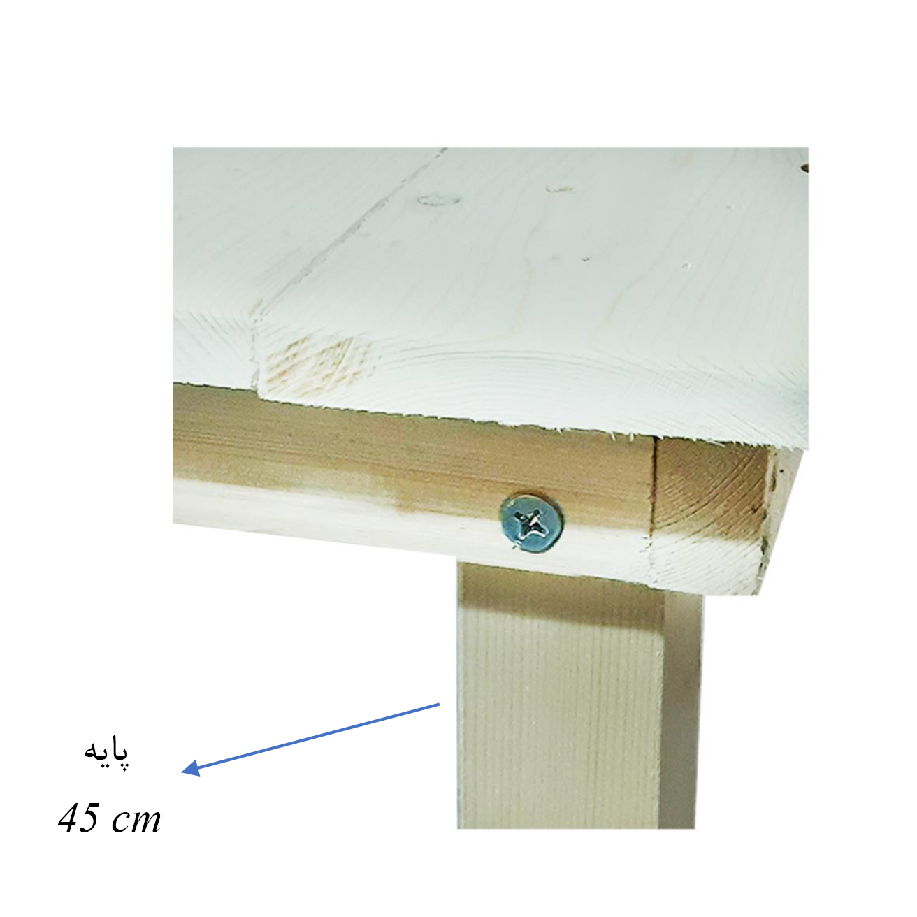 Perzische houten Korsi tafel – compact en traditioneel