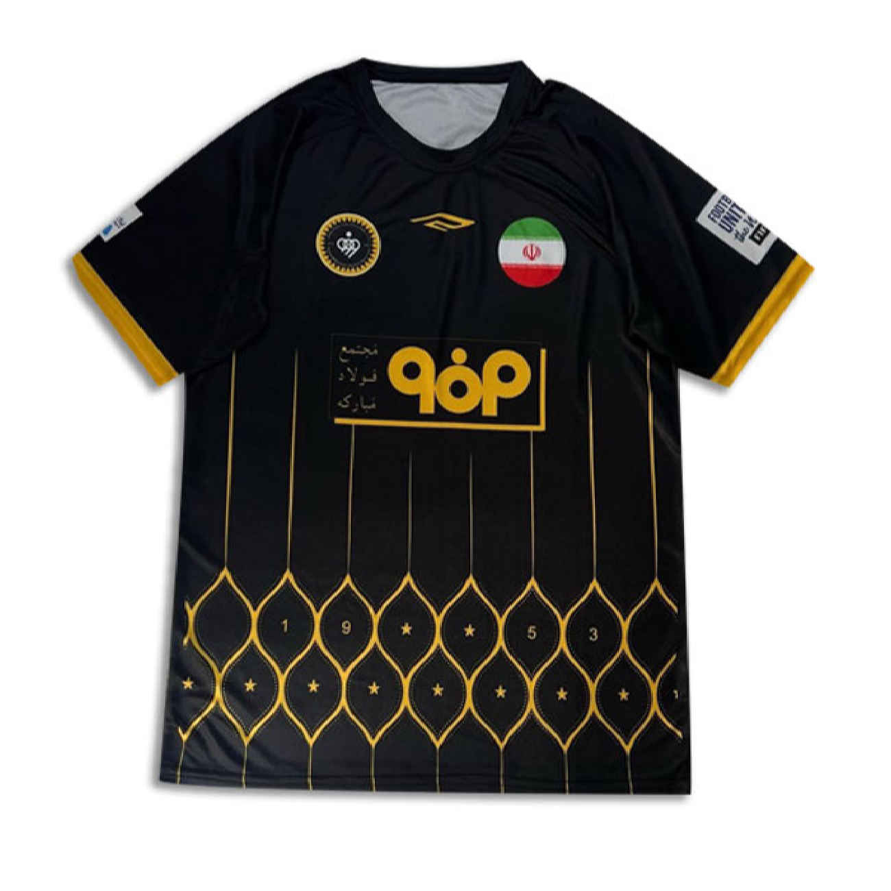 Sepahan FC Uittenue 2024 – Zwart – Inclusief Short