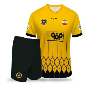 Sepahan FC Thuistenue 2024 – Geel – Inclusief Short