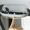 Zonnebrilhouder voor Auto Zonneklep – Zwart