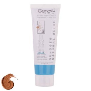 Geno Biotic Zonnebrandcrème SPF50 – Natuurlijk Beige (2 stuks)