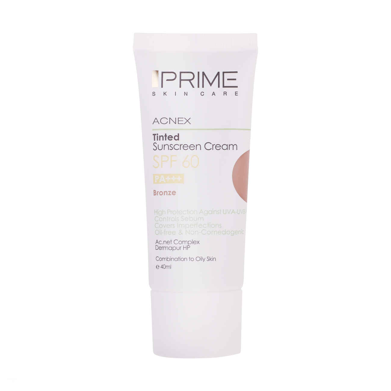 Prime Zonnebrandcrème SPF60 – Brons Anti-Acné (2x)