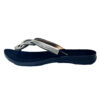 Duurzame Dames Teenslippers – Zwart Textiel