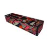 Zwarte Houten Penhouder – Abstract Traditioneel