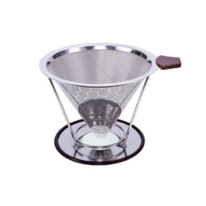 V60 Koffiedripper – Metalen Koffiefilter voor Thuis & Werk