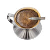 V60 Koffiedripper – RVS voor Precisie Zetten