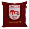 Fluwelen Kussenhoes – Tractor FC Ontwerp voor Voetbalsupporters