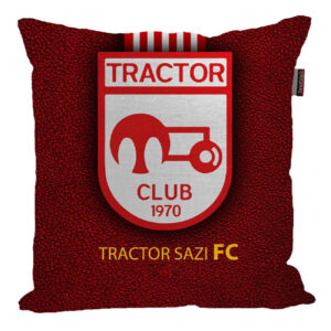 Fluwelen Kussenhoes – Tractor FC Ontwerp voor Voetbalsupporters