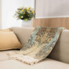 Fluwelen Bankkleed met Vintage Ontwerp – Lichtgewicht, Warm & Perfect voor Knusheid