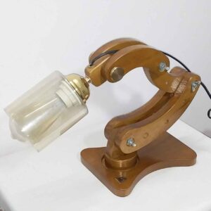 Trendy Houten Verstelbare Bureaulamp – Ideale Verlichtingsoploop voor Werk en Studie