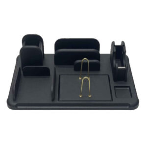 Houten bureau-organizer-accessoire voor kantoor – chic & functioneel