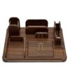 Houten bureau-organizer-accessoire voor kantoor – chic & functioneel
