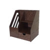Houten bureau-organizer voor kantoorspullen – chic & functioneel