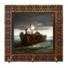 Houten wand-sleutelhouder – elegant en decoratief