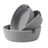 Gevlochten Mand Set – Hennep Mand – Milieuvriendelijk (Set van 3)