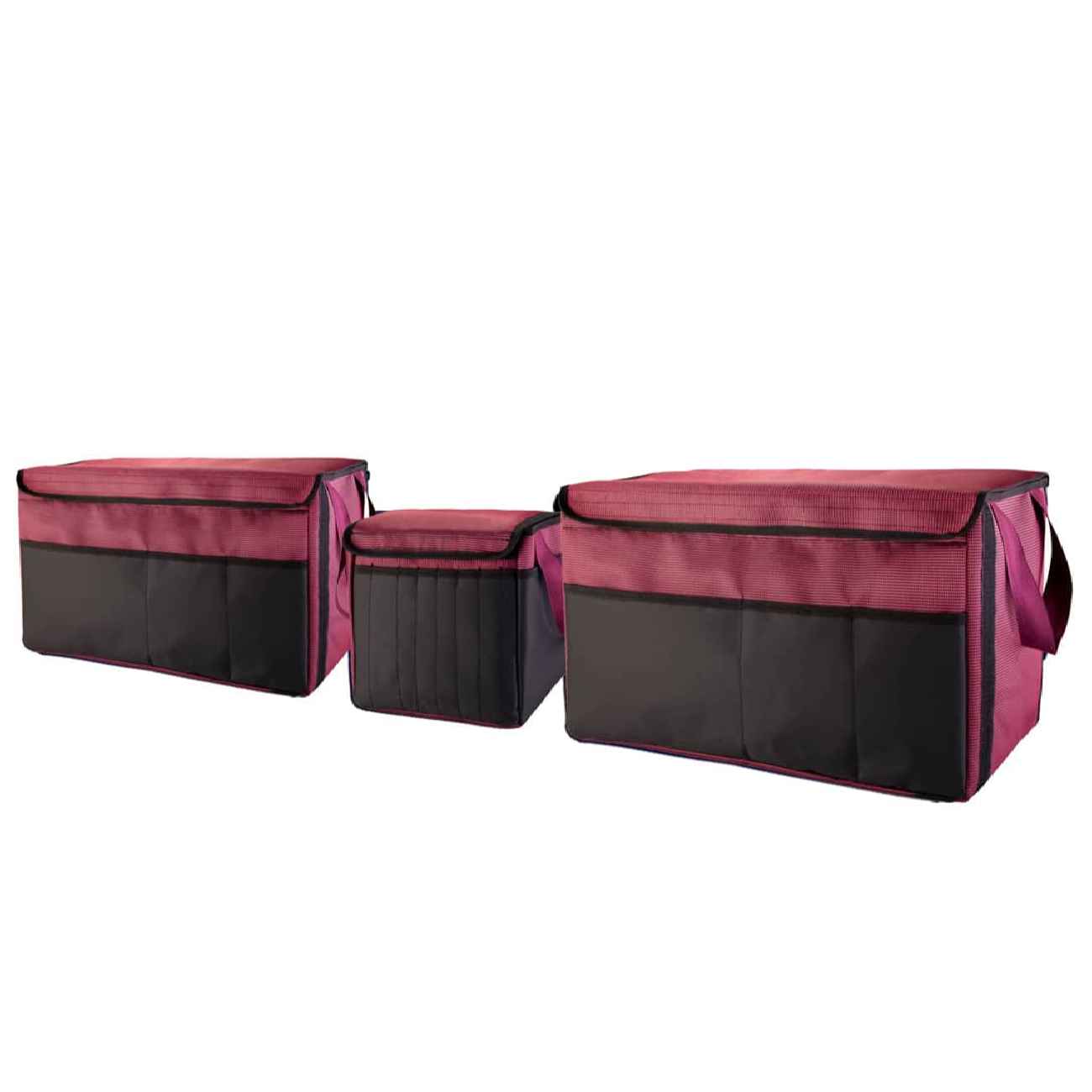 Kofferbak Organizer Set van 3 – Zeildoek