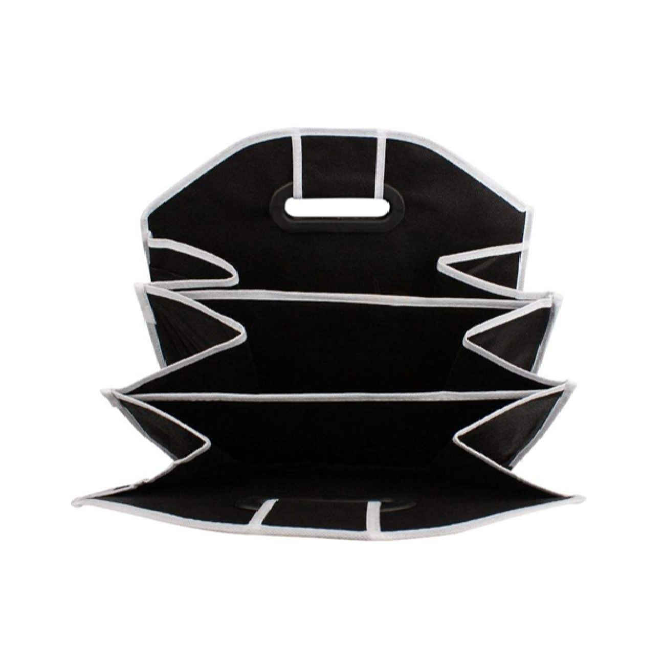 Zwarte Inklapbare Kofferbak Organizer – Set van 2
