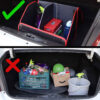 Zwarte Kofferbak Organizer – Stevig Zeildoek