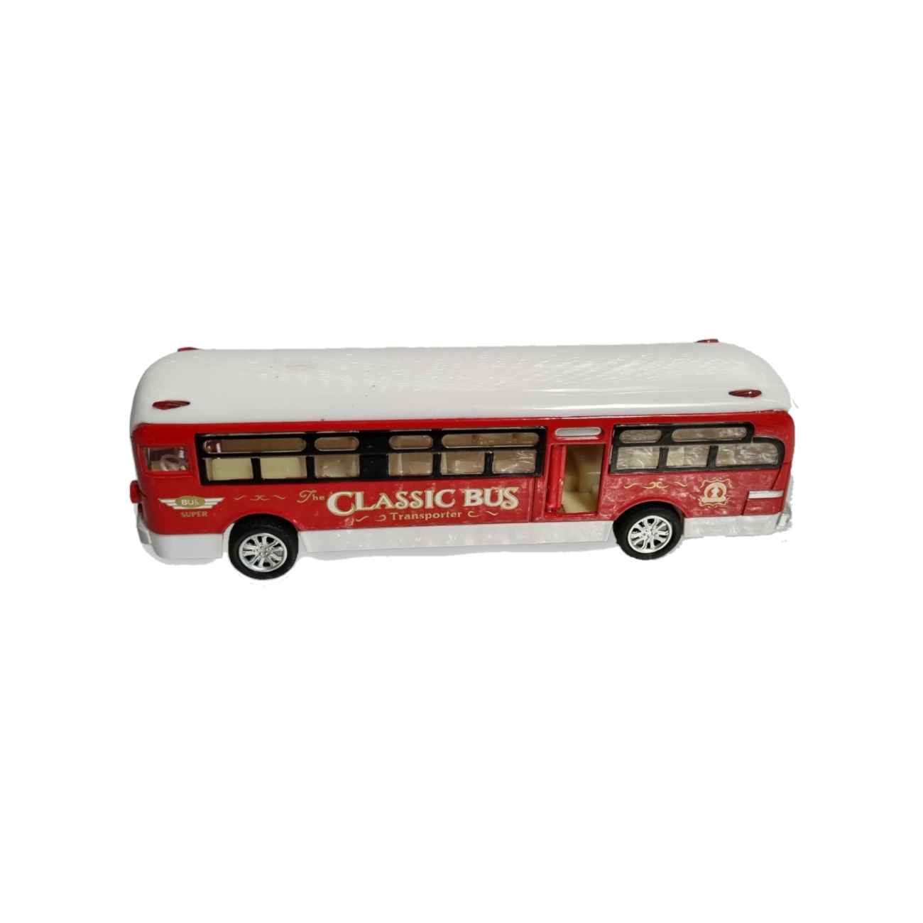 Klassieke Rode Speelgoedbus – Hoogwaardig