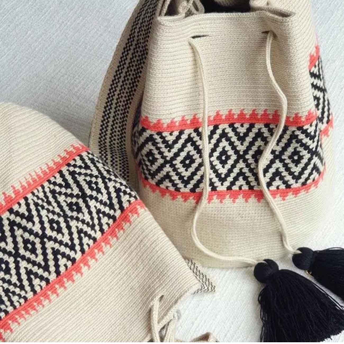 Crochet Backpack – Kikim Design Crème