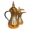 Traditionele Messing Dallah Koffiepot voor Arabische Koffie – Model Fereshteh