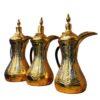 Traditionele Messing Dallah Koffiepot voor Arabische Koffie – Model Fereshteh