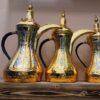 Traditionele Messing Dallah Koffiepot voor Arabische Koffie – Model Fereshteh
