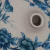 Set van 3 Perzische keramieken knopvazen, versierd met een klassiek vogel- en bloemenmotief voor veelzijdige decoratiemogelijkheden