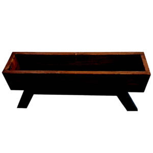 Decoratieve houten vaas – Voor binnen- of buitendecoratie