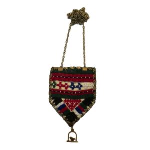 Iraanse geborduurde ketting – Rood Traditioneel