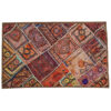 Geborduurd Tafelkleed Pateh – Rood Geometrisch