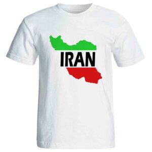 Voetbalfans’ shirt met kaart van Iran design voor elke echte supporter
