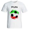 Voetbalfans’ shirt met balontwerp in wit, een eerbetoon aan de voetbalgeschiedenis