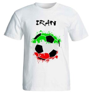 Voetbalfans’ shirt met balontwerp in wit, een eerbetoon aan de voetbalgeschiedenis