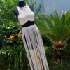 Handgemaakte Boho Macramé Jurk – Wit