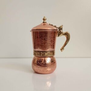 Handgemaakte Koperen Moka Pot voor Authentieke Espresso