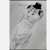 Handgemaakte macramé jurk – Witte Zomerstijl