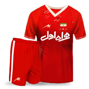 Iraans nationaal volleybalteam shirt en short 2023 (Rood)