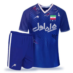 Iraans nationaal volleybalteam shirt en short 2023 (Blauw)