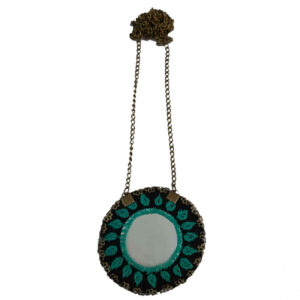 Iraanse geborduurde ketting – Rood Rond