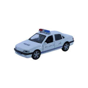 Iraanse Peugeot 405 Speelgoedauto – Verkeerspolitie Model voor Verzamelaars met Realistisch Detail