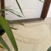 Perzisch handgemaakt macramé vloerkleed – Halfrond
