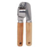 Handmatige knoflookpers met houten handvat