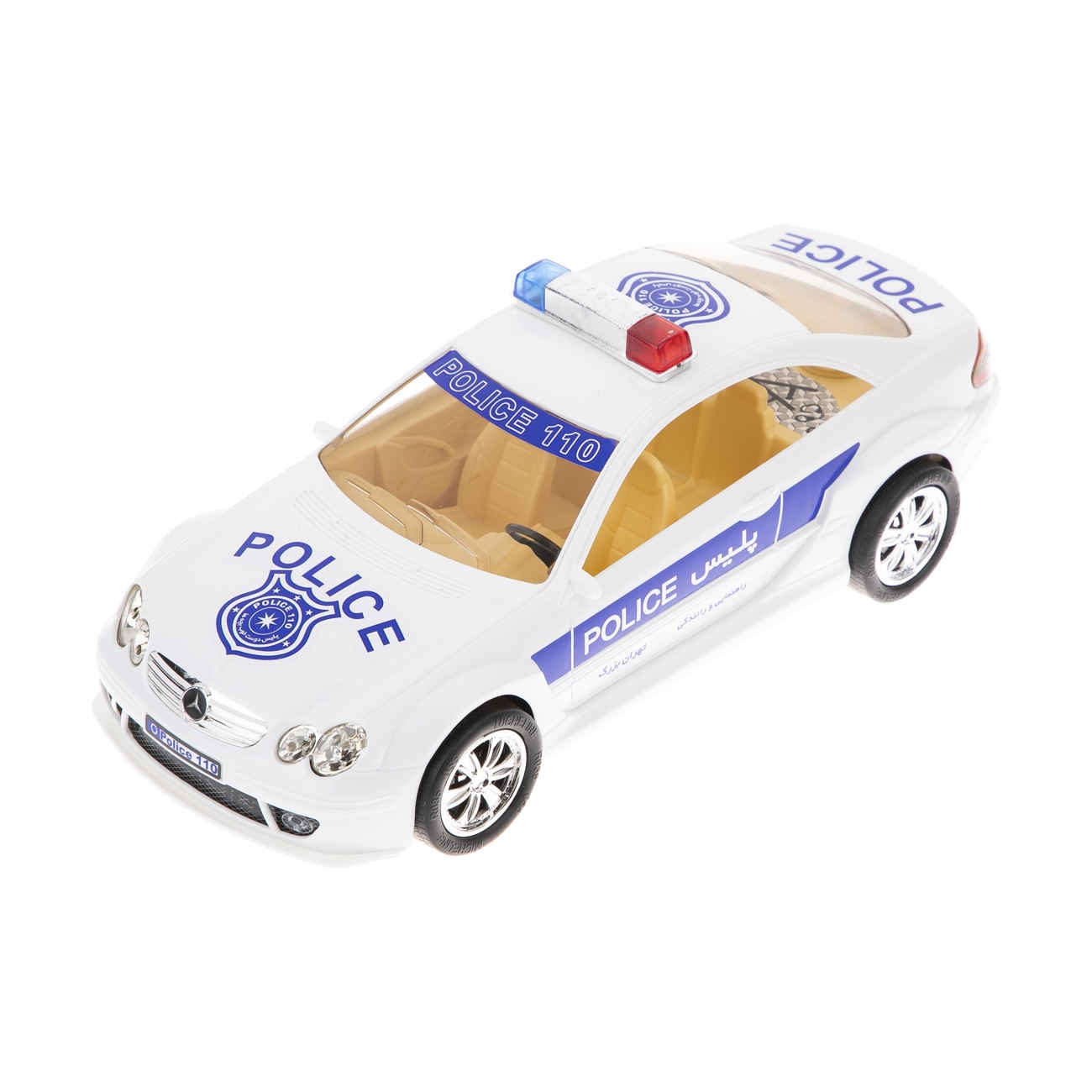 Mercedes-Benz C-Klasse Politie Model Speelgoedauto – Gedetailleerde Replica van Hulpvoertuig