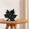 Metalen tissuehouder – Goudkleurig Bladdesign